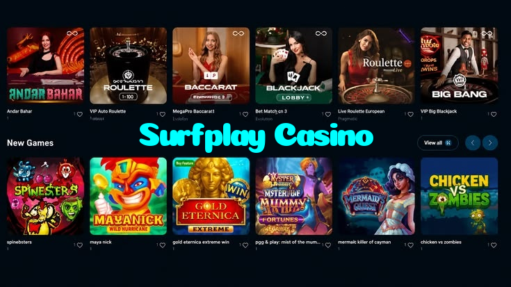 Surfplay Casino خوش آمدید بونس +600% پیشکش موبائل ایپ کے پروموشن سیکشن میں دکھائی دیتی ہے۔